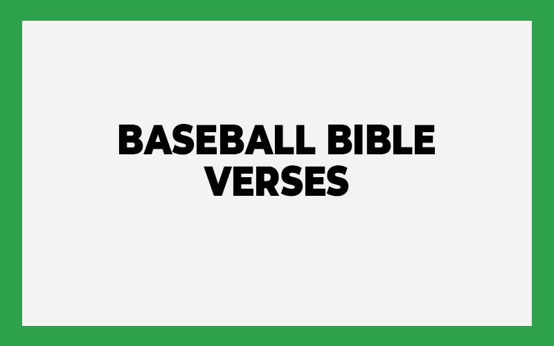 Baseball Bible Verses