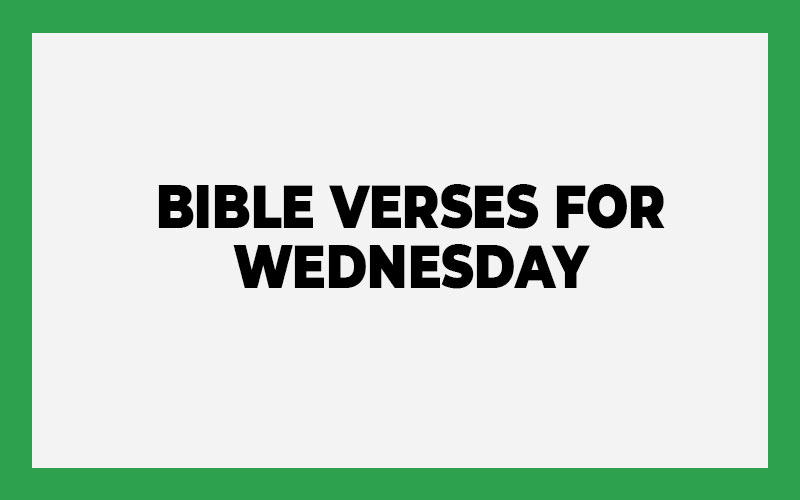 Bible Verses for Wednesday