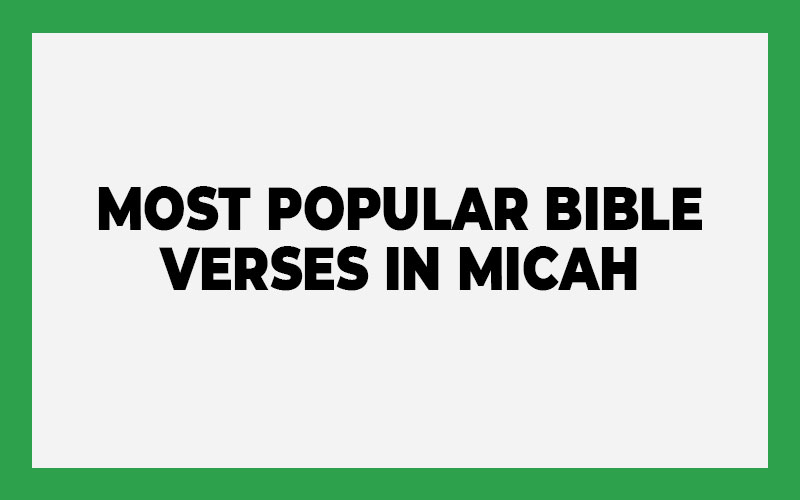 Bible Verses in Micah